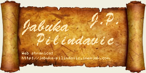 Jabuka Pilindavić vizit kartica